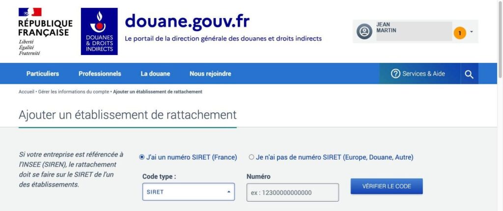 DES: 04 rattachement siret