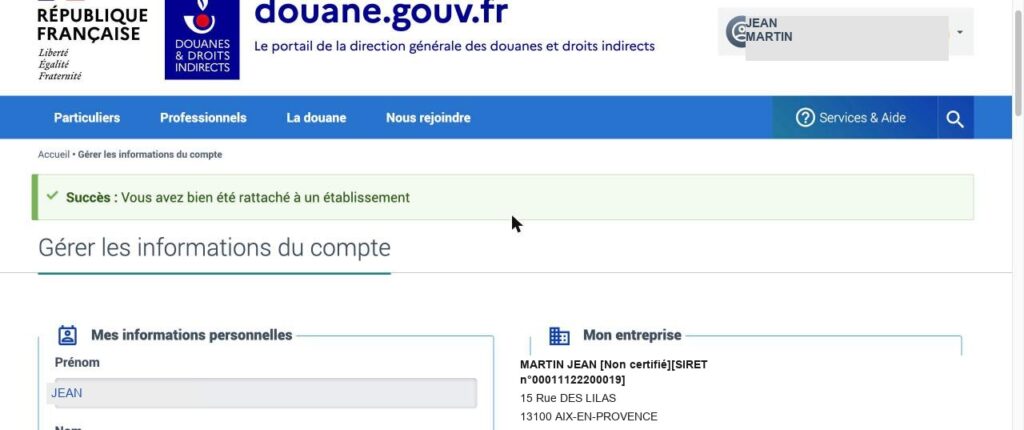 DES: 06 succes rattachement